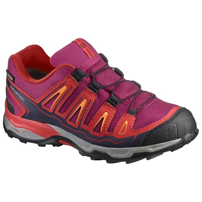 Salomon Singapore Kids Hiking Shoes - X-ULTRA GTX® J Purple/Orange | 40561-YZSX